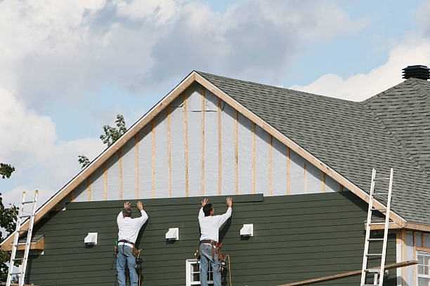 Professional Wood Siding technician working in Highspire, PA